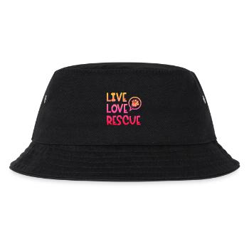 Rescue Dog Search Dog Service Dog Paw - Kids’ Bucket Hat - black - Front