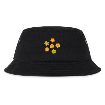 des années 70 motif de fleur - Bob Enfant - noir - Devant