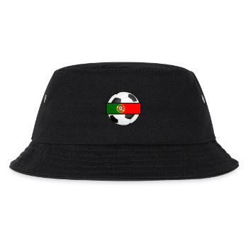 Portugal Fußball Weltmeisterschaft Seleção - Kinder Bucket Hat - Schwarz - Vorne