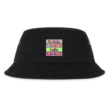 Grundschule Viertklässlerin - 4. Klasse - Kinder Bucket Hat - Schwarz - Vorne