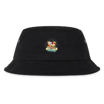 full of suitcases packed for the beach holiday - Kids’ Bucket Hat - black - Front