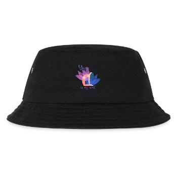 Yoga ist meine Seele – Farbige Pose - Kinder Bucket Hat - Schwarz - Vorne