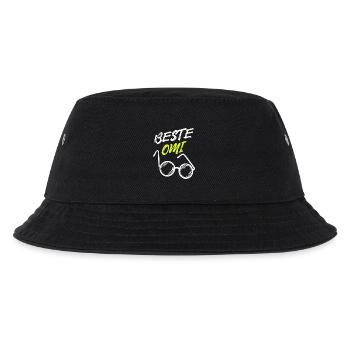 Best Grandma Senior Glasses Grandmother Statement - Kids’ Bucket Hat - black - Front