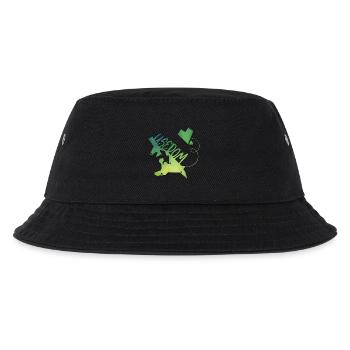 Usedom - Kinder Bucket Hat - Schwarz - Vorne