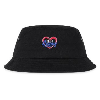 Beste Oma Großmutter Großmama Gratuliere Statement - Kinder Bucket Hat - Schwarz - Vorne