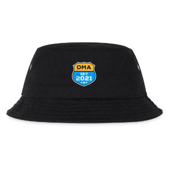 Seniorin Oma Großmutter Statement Ruhestand - Kinder Bucket Hat - Schwarz - Vorne