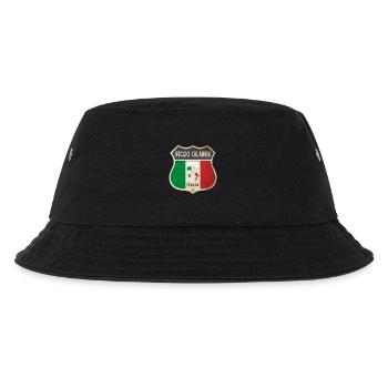 Reggio Calabria Italy Coat of Arms Flags Design - Kids’ Bucket Hat - black - Front