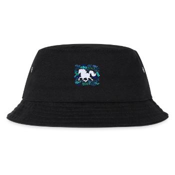 Tölt Pferde Spruch Haflinger Islandpferde - Kinder Bucket Hat - Schwarz - Vorne