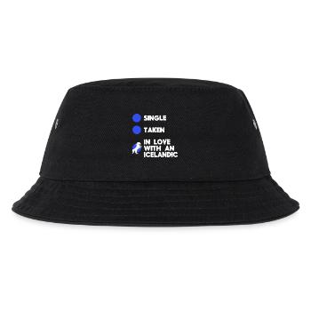 Islandpferde Pferdenarr Pferde Humorvoll Statement - Kinder Bucket Hat - Schwarz - Vorne