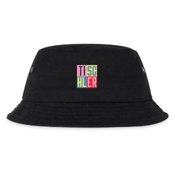 Tischler Design - Kinder Bucket Hat - Schwarz - Vorne