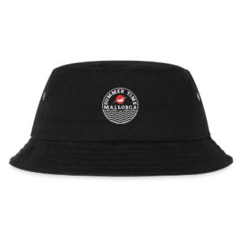 Mallorca Sommerzeit Logo - Kinder Bucket Hat - Schwarz - Vorne