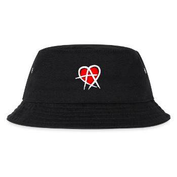 Anarchy & Love - Kids’ Bucket Hat - black - Front