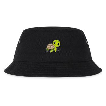 Tortue, animal mignon, océan - Bob Enfant - noir - Devant