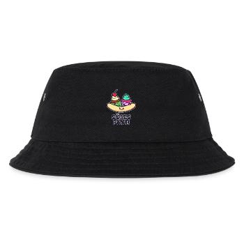 Nachspeise Süßigkeiten Statement Backen Naschen - Kinder Bucket Hat - Schwarz - Vorne