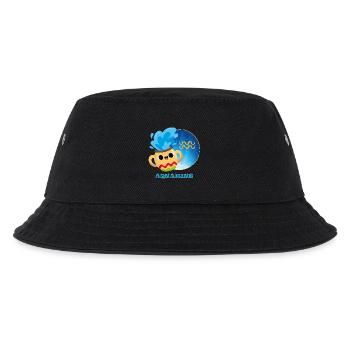 Zodiac sign Aquarius - Kids’ Bucket Hat - black - Front