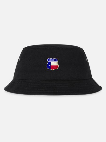 Abilene Texas Wappen Flaggen Design - Kinder Bucket Hat - Schwarz