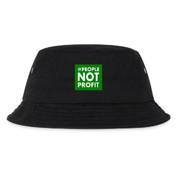 People not profit - Kinder Bucket Hat - Schwarz - Vorne