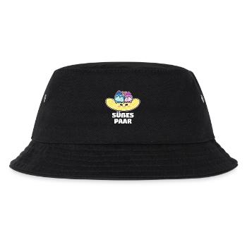 Nachspeise Süßigkeiten Konditor Naschkatzen Spruch - Kinder Bucket Hat - Schwarz - Vorne