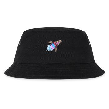 Eis Donut Lecker Nachspeise Süßigkeiten Naschen - Kinder Bucket Hat - Schwarz - Vorne