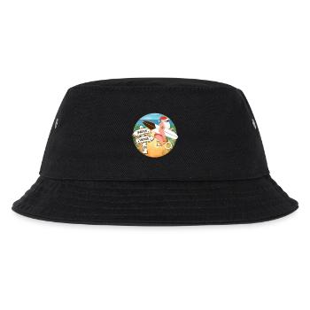Weihnachtsmann macht Urlaub - Kinder Bucket Hat - Schwarz - Vorne