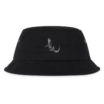 Gecko / Leopardgecko - Kinder Bucket Hat - Schwarz - Vorne