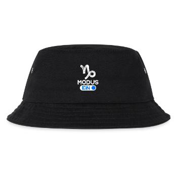 Tierkreis Steinbock Esoterik Statement Astronomie - Kinder Bucket Hat - Schwarz - Vorne