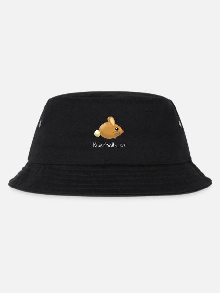 Kuschelhase - Kinder Bucket Hat - Schwarz