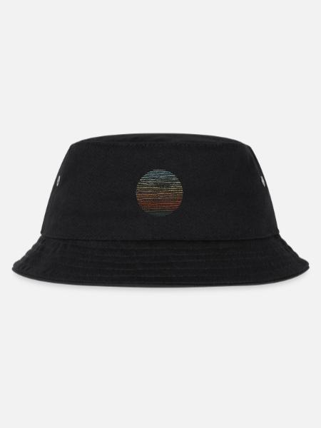 adventure Illustration rund - Kinder Bucket Hat - Schwarz