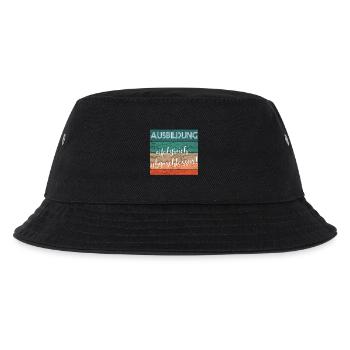 Ausbildung erfolgreich abgeschlossen Lehre retro - Kinder Bucket Hat - Schwarz - Vorne