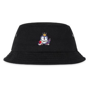 Cool Tier Pinguin Vogel Zoo Seevogel - Kinder Bucket Hat - Schwarz - Vorne
