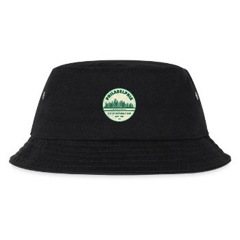 Insigne vintage de la Skyline de Philadelphie - Bob Enfant - noir - Devant