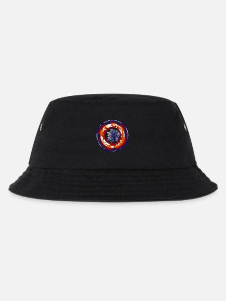 Crazy Bullseye - Kids’ Bucket Hat - black