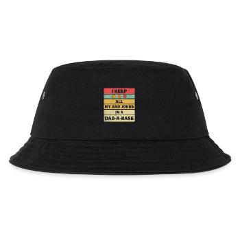 Dad Jokes: I Keep All My Dad Jokes In A Dad-a-base - Bob Enfant - noir - Devant