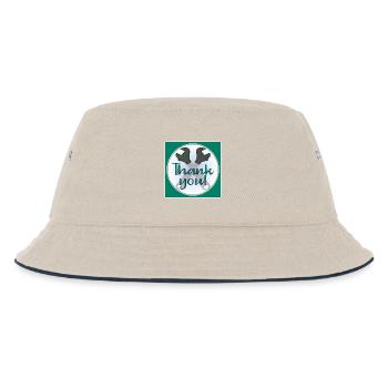 DANKE HANDWERKER - ZANGE - Kinder Bucket Hat - Natur/Navy - Vorne