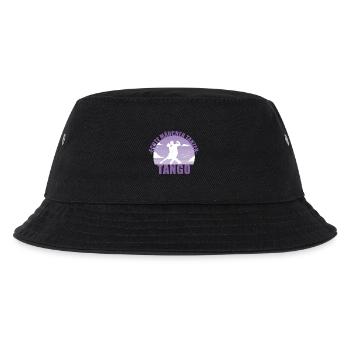 Echte Mädchen tanzen Tango! Tänzerin Geschenk - Kinder Bucket Hat - Schwarz - Vorne