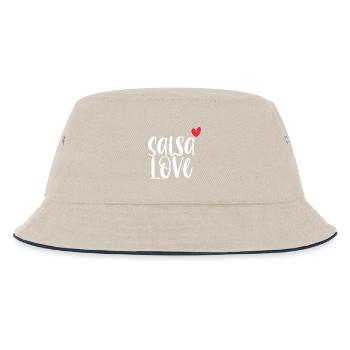 L’amour de la salsa! Cadeau de danse Dancer Latino - Bob Enfant - blanc cassé/bleu marine - Devant