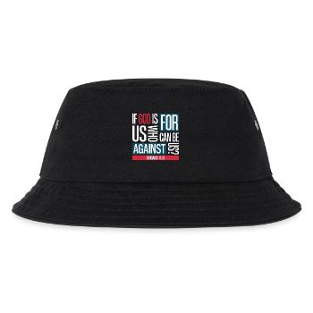 God for us (dark) - Kids’ Bucket Hat - black - Front