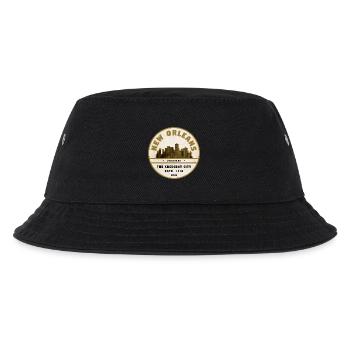 Badge vintage de la Skyline de la Nouvelle-Orléans - Bob Enfant - noir - Devant