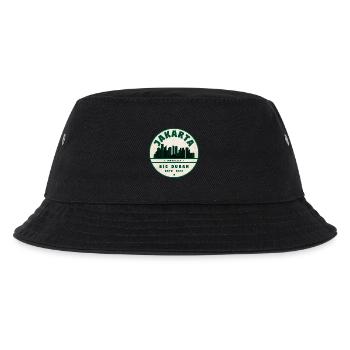 Jakarta Skyline Vintage Abzeichen - Kinder Bucket Hat - Schwarz - Vorne