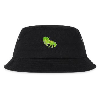 Galopp Pferde Islandpferde Pferdeliebe Trab - Kinder Bucket Hat - Schwarz - Vorne