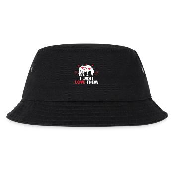Icelandic Horses Heart Statement Horse Love Horse Fan - Kids’ Bucket Hat - black - Front