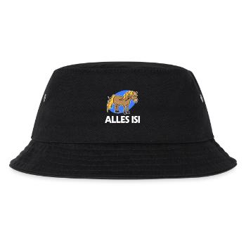 Icelandic Horses Icelandic Pony Statement Pony Horse Fan - Kids’ Bucket Hat - black - Front