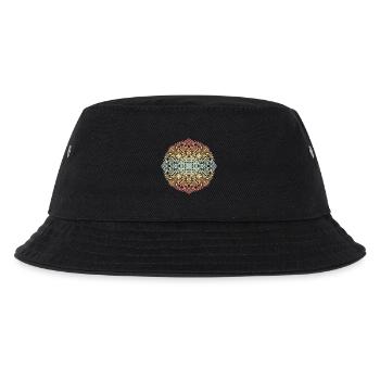 Mandala - Kinder Bucket Hat - Schwarz - Vorne