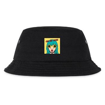 Pop Art Girl Oh My God Star Shades - Kids’ Bucket Hat - black - Front