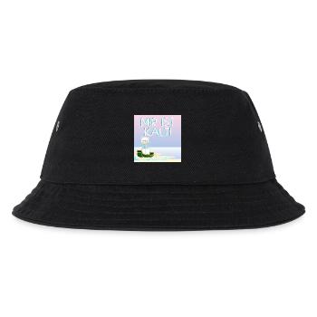 Mir ist kalt - Eisbär in Winterkleidung - STRAND - Kinder Bucket Hat - Schwarz - Vorne