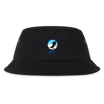 Ski - Kinder Bucket Hat - Schwarz - Vorne