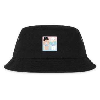 KAPITÄN FAULTIER - EISBÄR VALENTINSTAG - LIEBE - Kinder Bucket Hat - Schwarz - Vorne