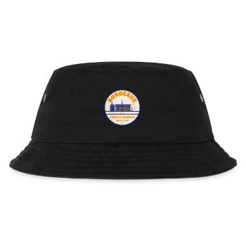 Bordeaux Port de la Lune Retro - Kinder Bucket Hat - Schwarz - Vorne