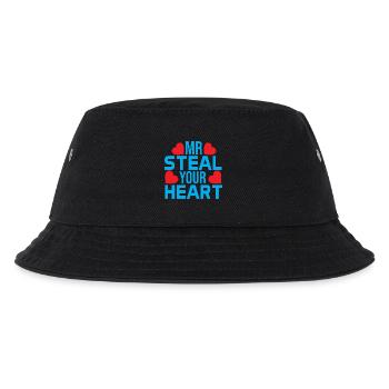 Love Message with Colored Hearts - Kids’ Bucket Hat - black - Front