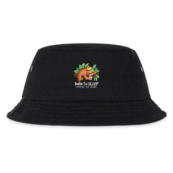 Sleeper on a branch: Born to sleep - Kids’ Bucket Hat - black - Front